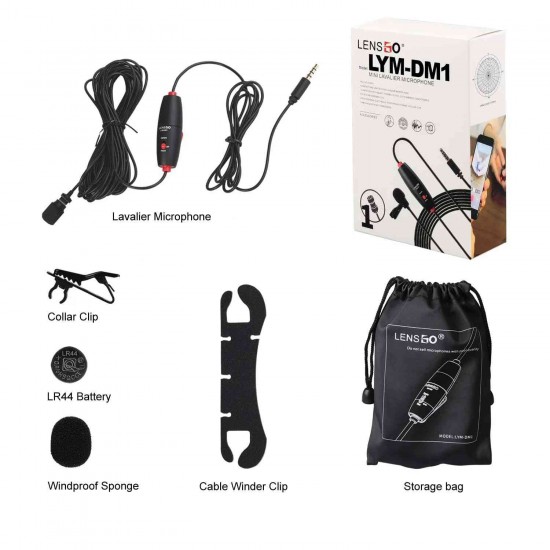 LENSGO LYM-DM1 Double Single Microphone